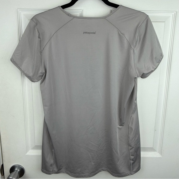 Patagonia Light Gray Women's Short Sleeve Tee - Picture 4 of 4